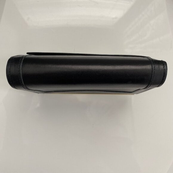 VINTAGE Hartmann Black Leather Kisslock Wallet Coin Purse - Picture 12 of 15